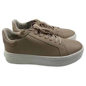 Joy Performance Leather Chunky Platform Sneakers Women's Size 9W